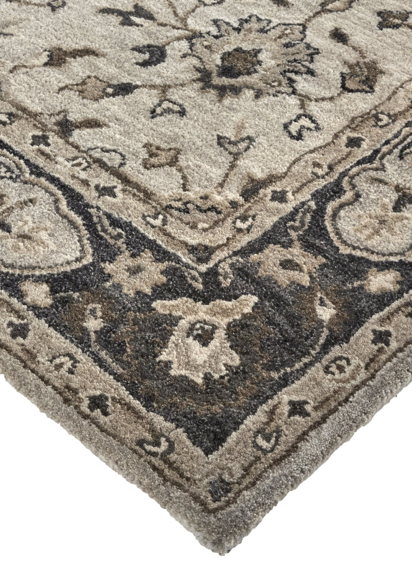 Eaton Traditional Oriental - Gray/Ivory/Taupe Area Rug-4