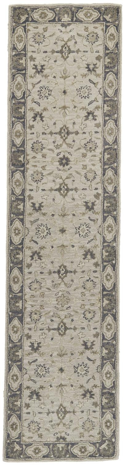 Eaton Traditional Oriental - Gray/Ivory/Taupe Area Rug-6