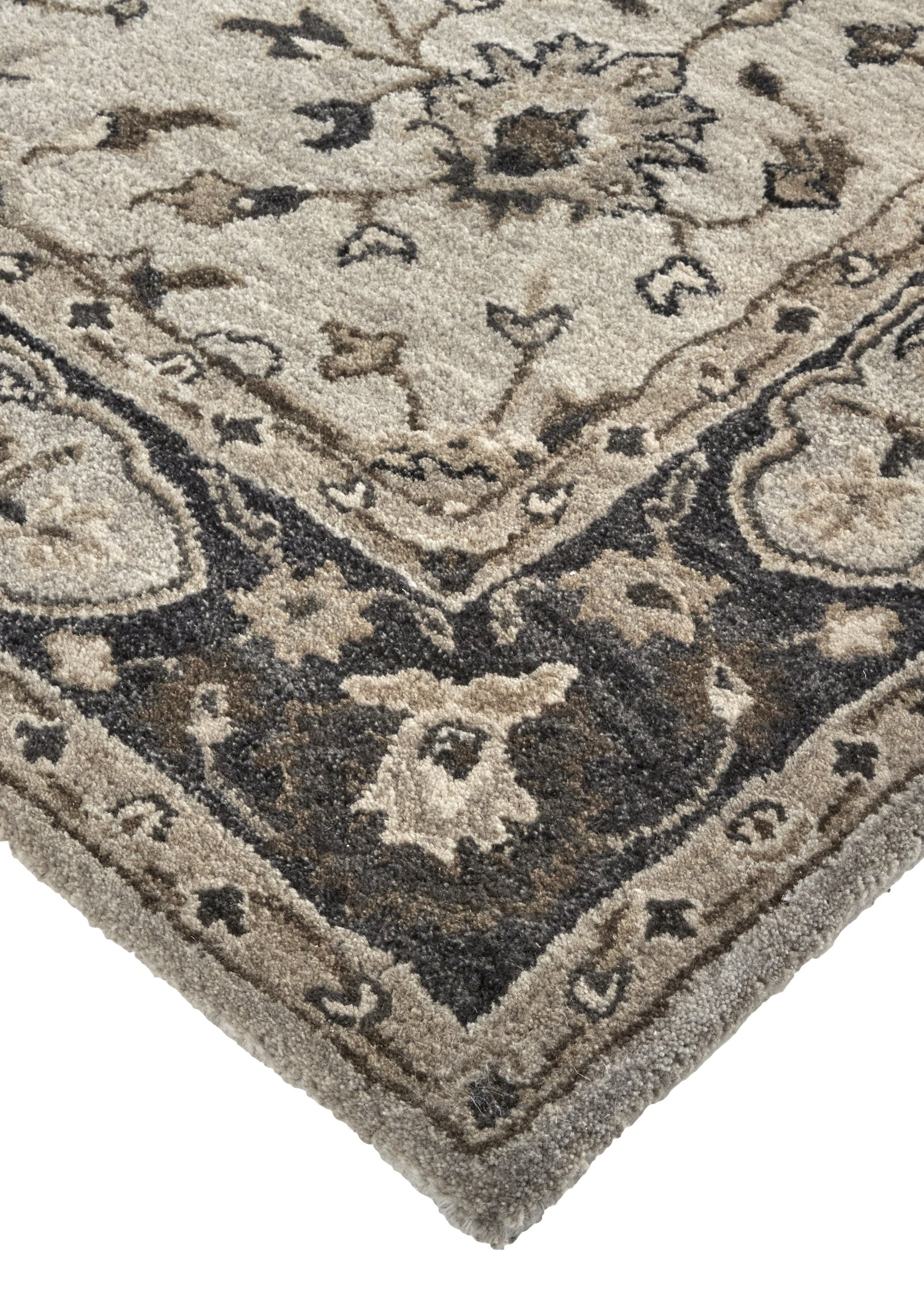 Eaton Traditional Oriental - Gray/Ivory/Taupe Area Rug-4
